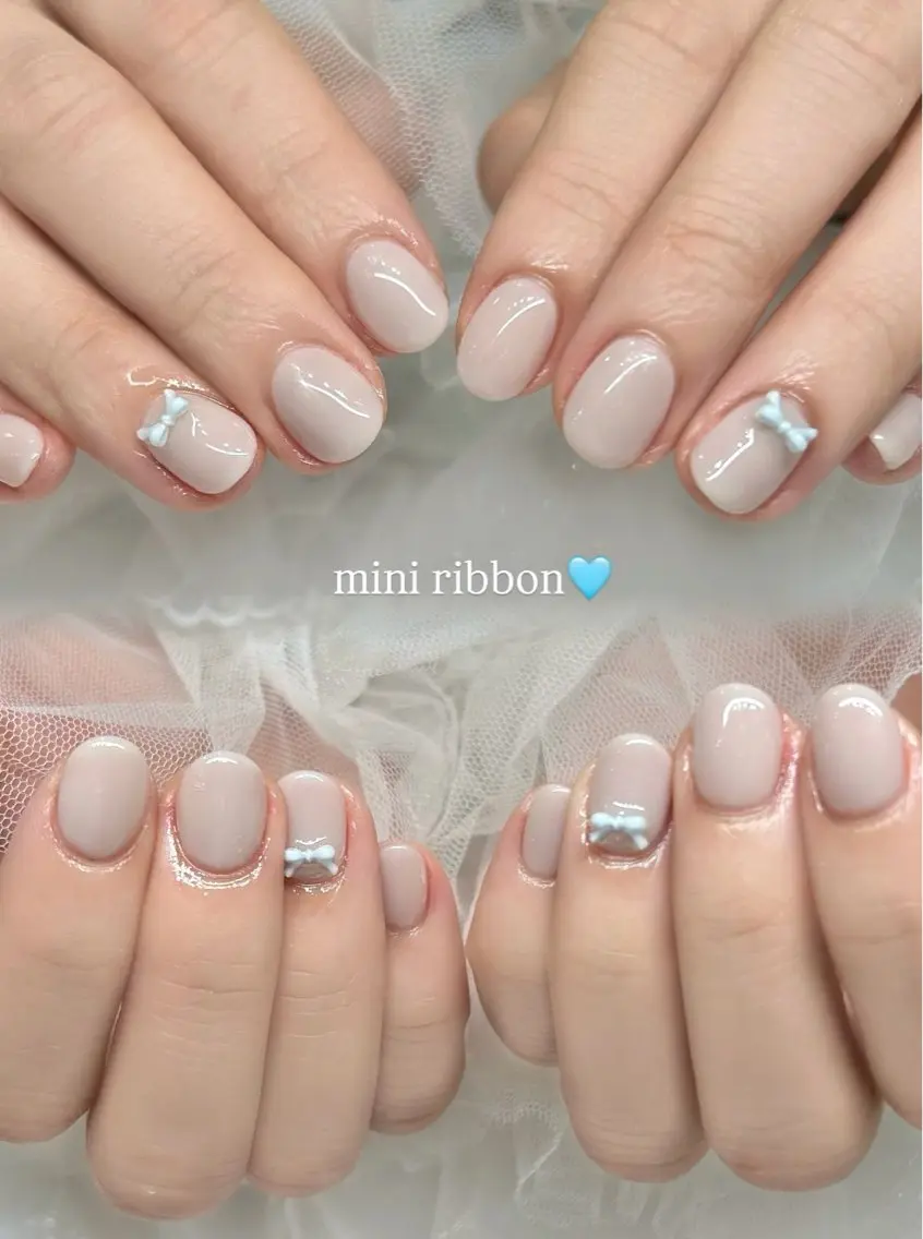 ネイル チークネイル ジェルネイル 水色 ワンカラーネイル パラジェル ハンドネイル 🎀チーク/ちゅるん 🫧chisa🎀のネイルデザイン