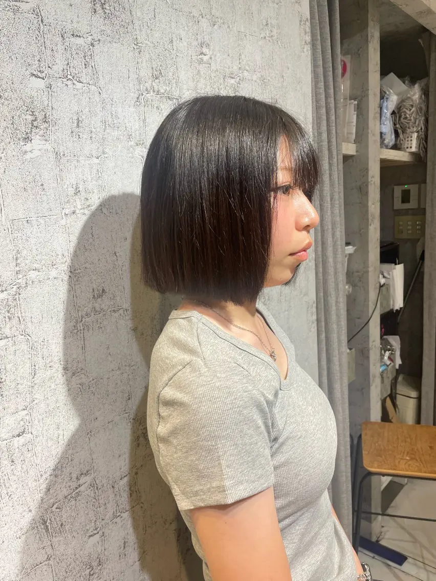 ショート 赤み消し艶カラー🍀 DAIGOのヘアスタイル