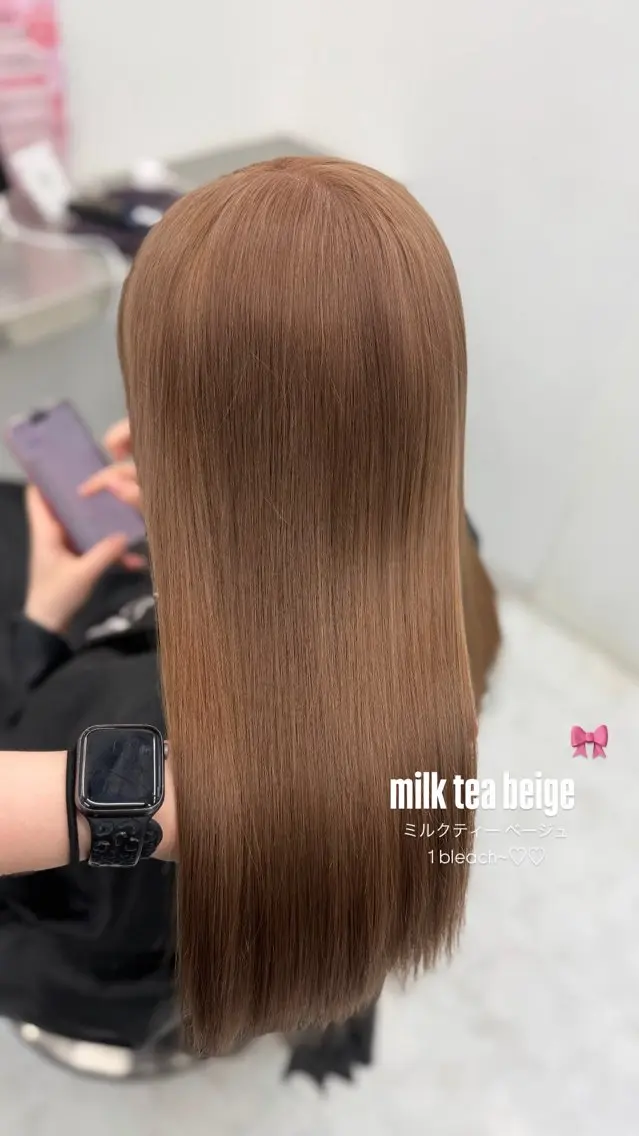 カラー ヘアカラー トリートメント 透明感カラー🎀艶髪 Anju/渋谷🎀のヘアスタイル