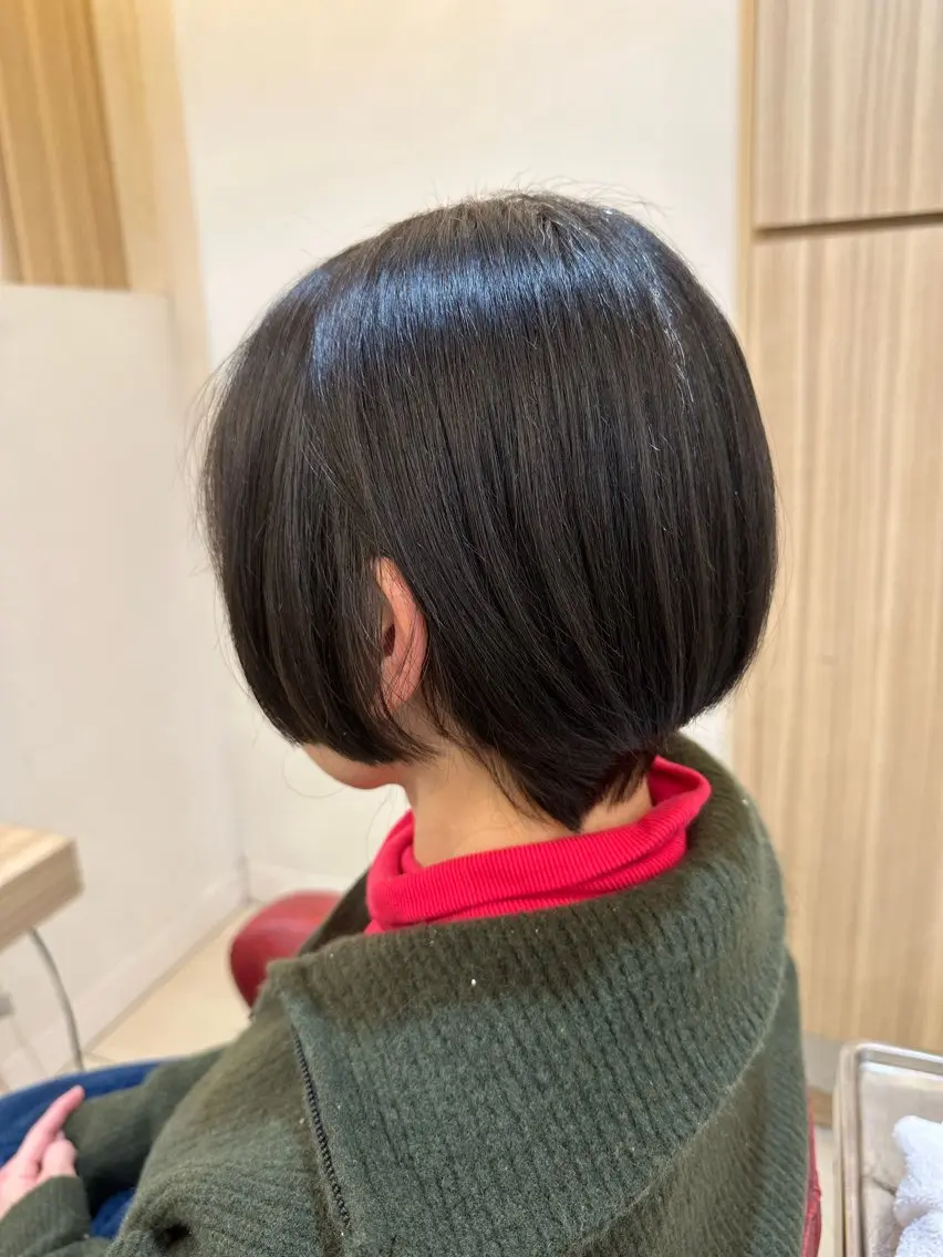 ショート ナチュラルヘア 神田一瑳のヘアスタイル