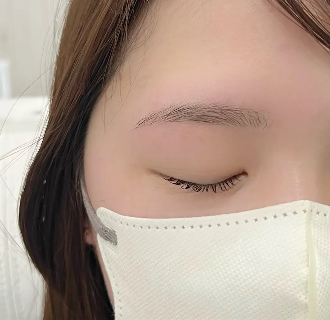 眉毛ワックス＋間引き(間引きを迷い中の方はこちらのメニューを選択ください。)の写真