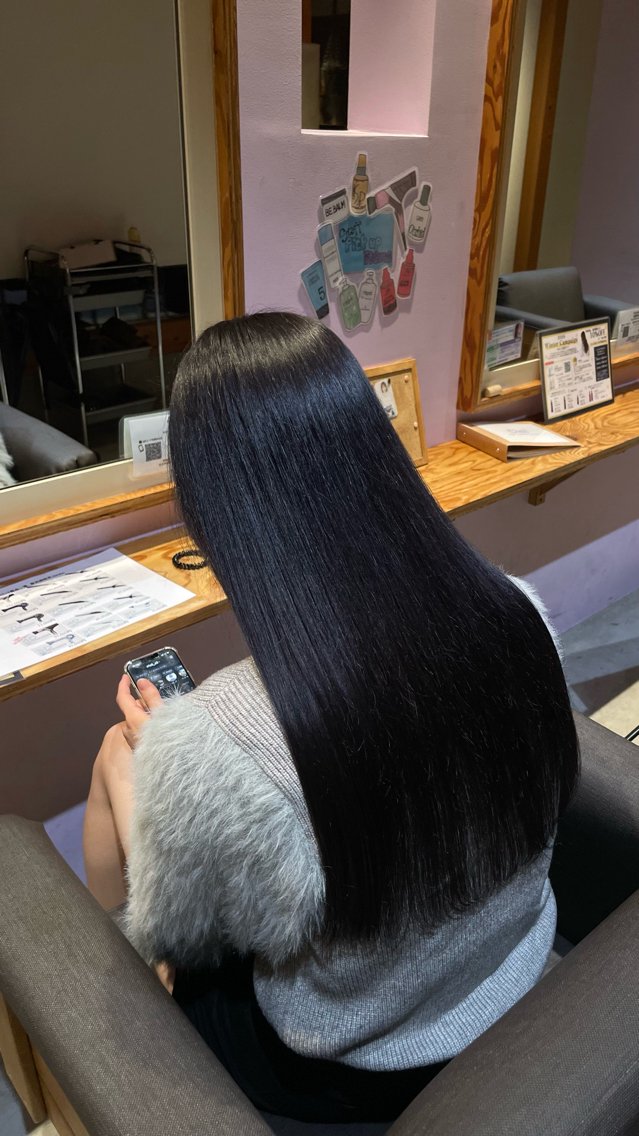 ロング 増田 実桜のヘアスタイル
