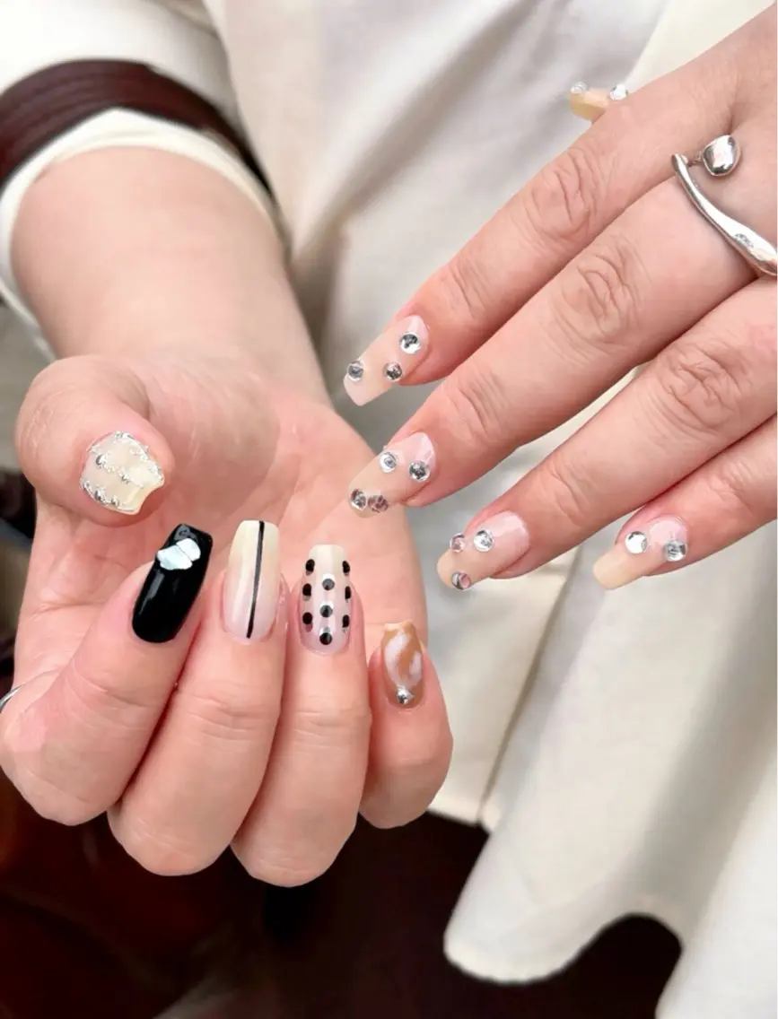ネイル 持ち込み ハンドネイル AN'TIA nail nicoのネイルデザイン