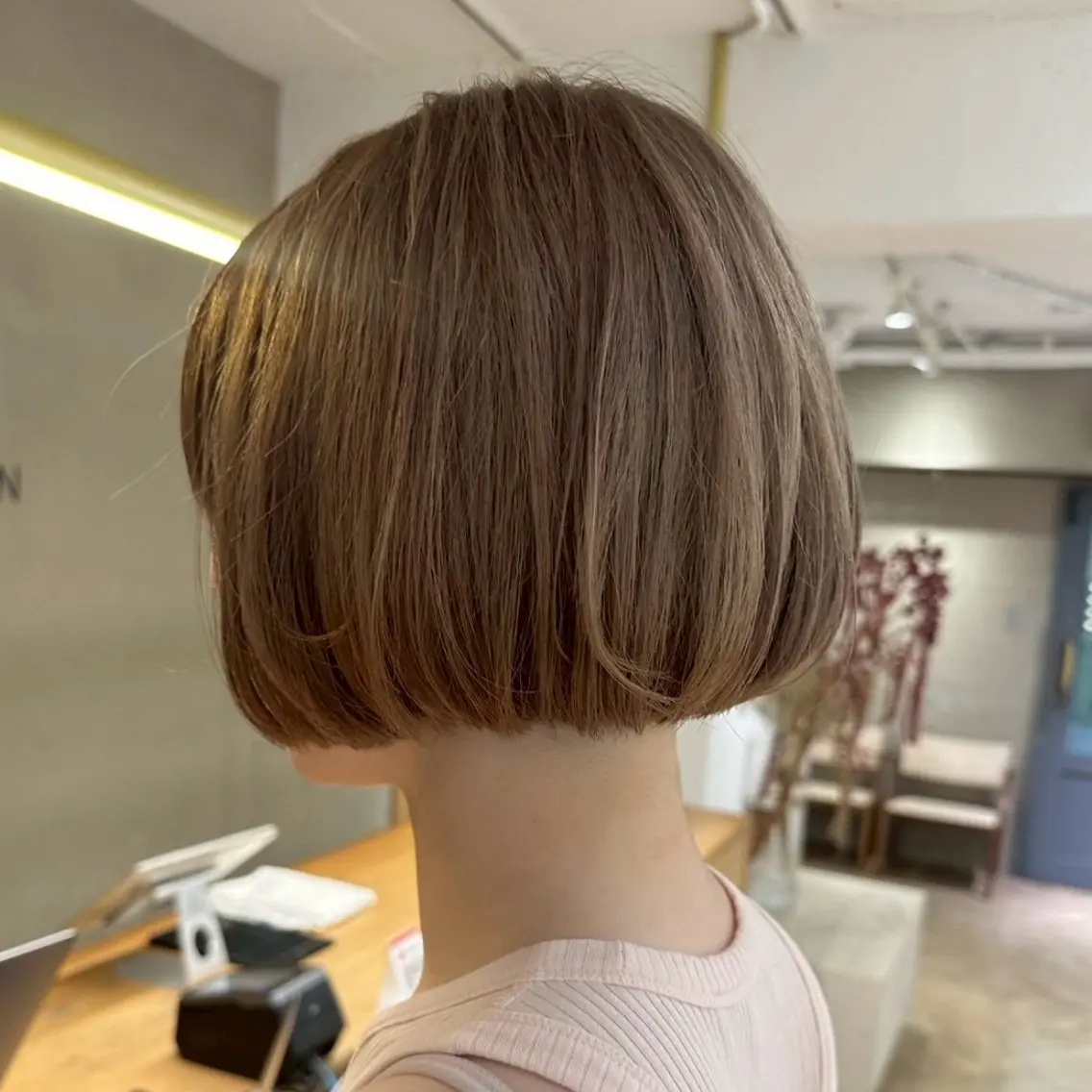 ショート ボブ ☪️ブリーチ特化施術 /レイヤー🪽aiのヘアスタイル