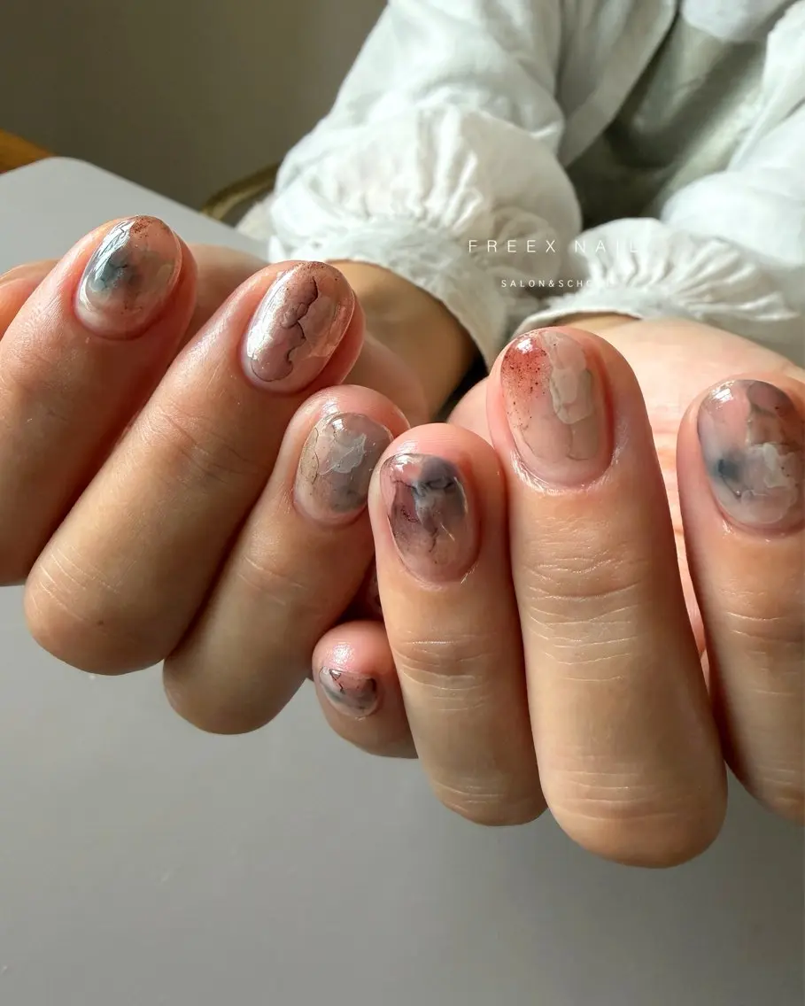 ネイル ニュアンスネイル ハンドネイル ハンドケア freex nail /ニュアンス/個性派のネイルデザイン