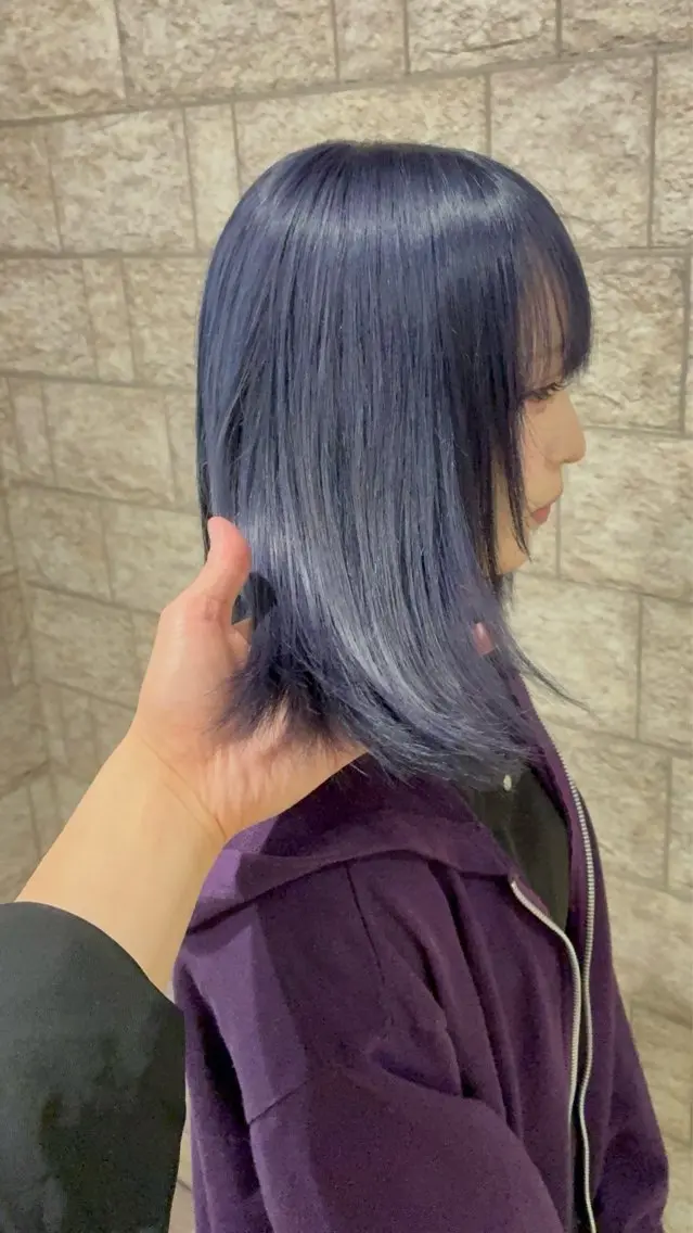 ミディアム ヘアカラー トリートメント 東條 克義のヘアスタイル
