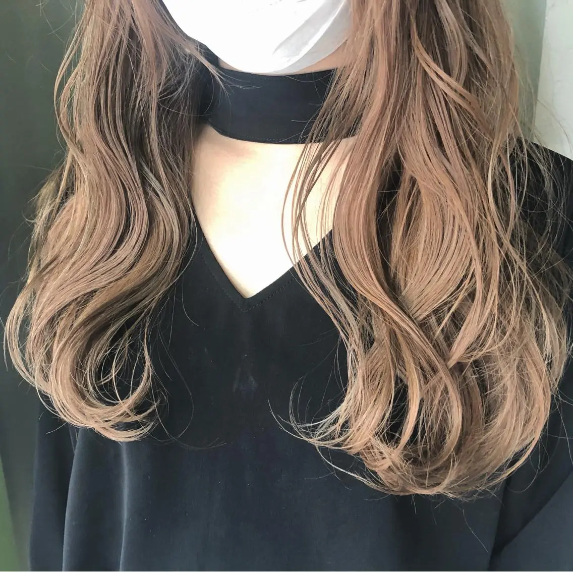 セミロング カラー ベージュカラー ブリーチ ケアブリーチ 髪質改善サロン 梅田/ヨナミネのヘアスタイル