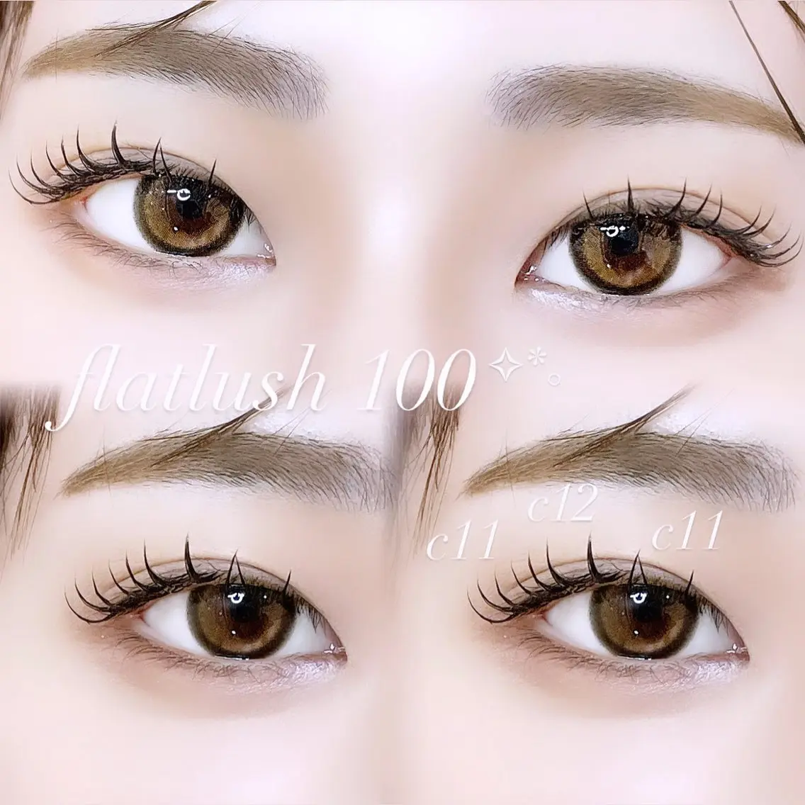 マツエク・マツパ フラットラッシュ ナチュラル マツエク chiyori鶴橋 🎀韓国風束感まつげのマツエク・マツパデザイン