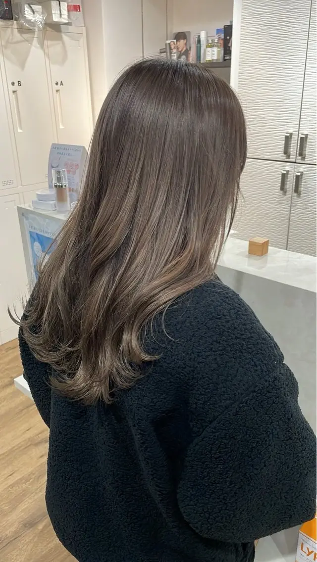 ロング カラー ❤️‍🔥ベージュカ ラー❤️‍🔥まゆかのヘアスタイル
