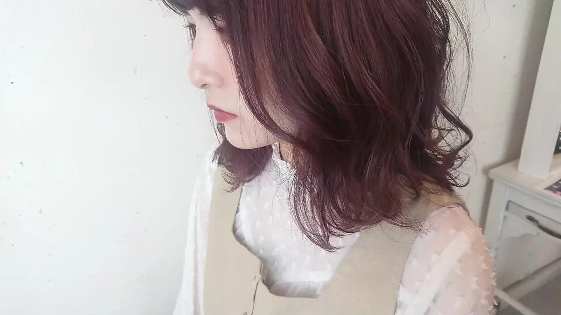 ミディアム カラー ヘアアレンジ ヘアカラー ◎モチマル チアキ◎のヘアスタイル