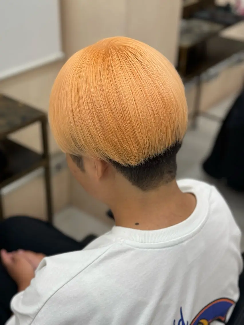 ショート カラー バレイヤージュ ブリーチ ハイトーンカラー エクステ レイヤーカット カット ヘアカラー トリートメント ショーヤ/ブリーチ /エクステのヘアスタイル