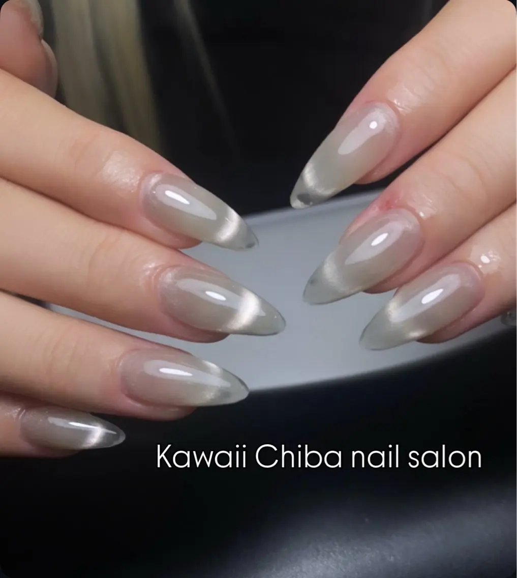 ネイル 長さ出し フレンチネイル ジェルネイル ガーリー 韓国ネイル Kawaii Chiba nailのネイルデザイン