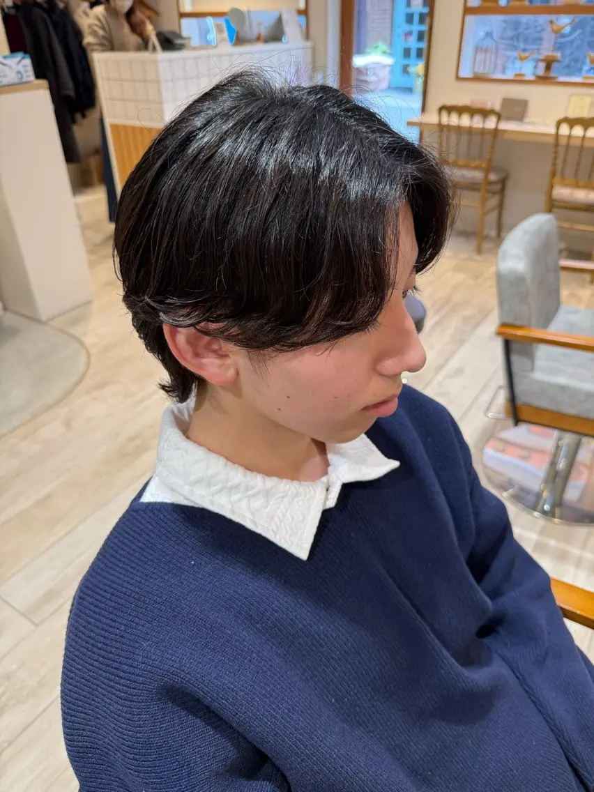 パーマ メンズ フェザーパーマ メンズパーマ パーマモデル 募集中💍渡邉のヘアスタイル