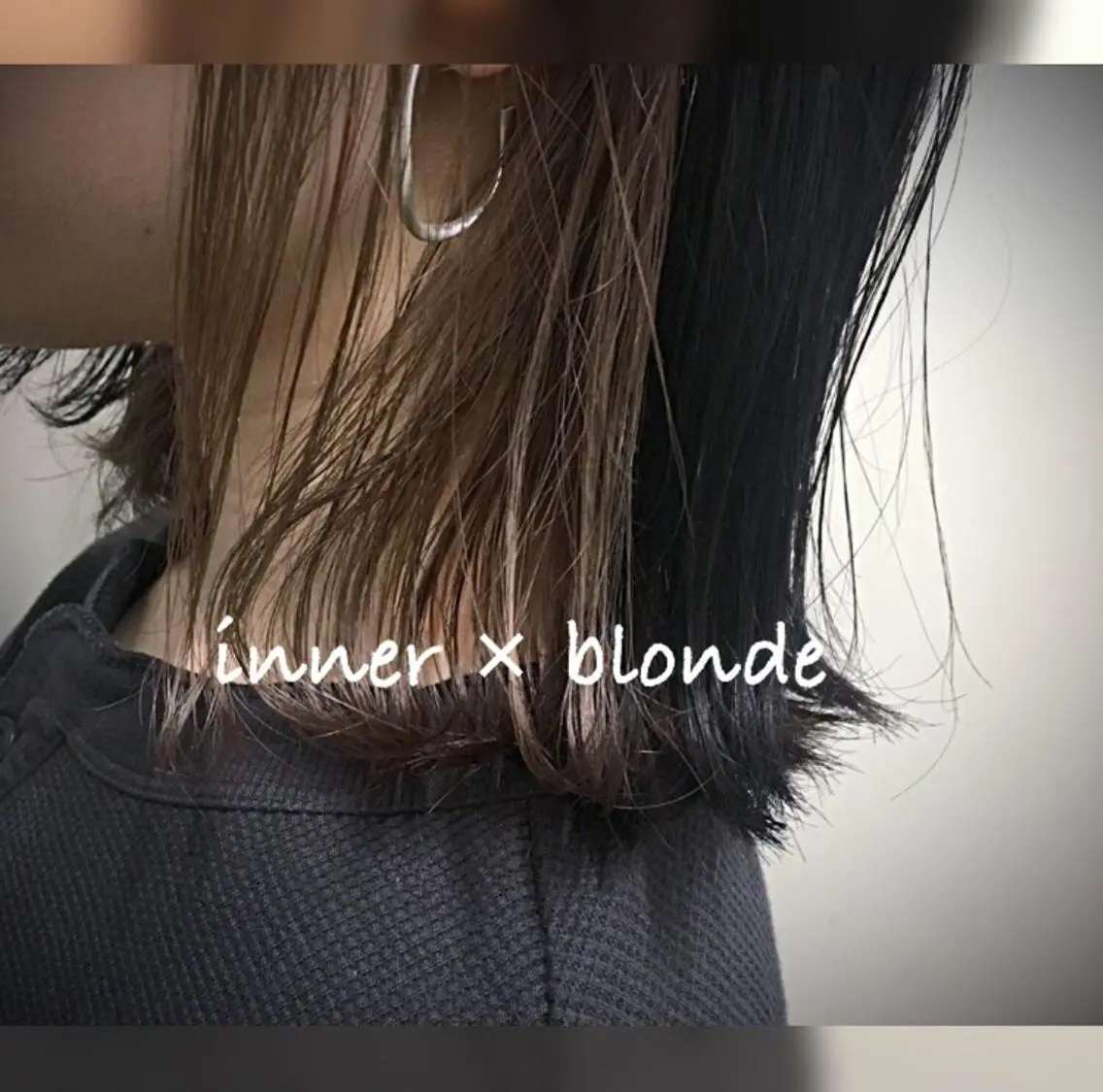 ミディアム カラー 黒髪 シルバー 【浜松・豊橋】 ニシモトのヘアスタイル
