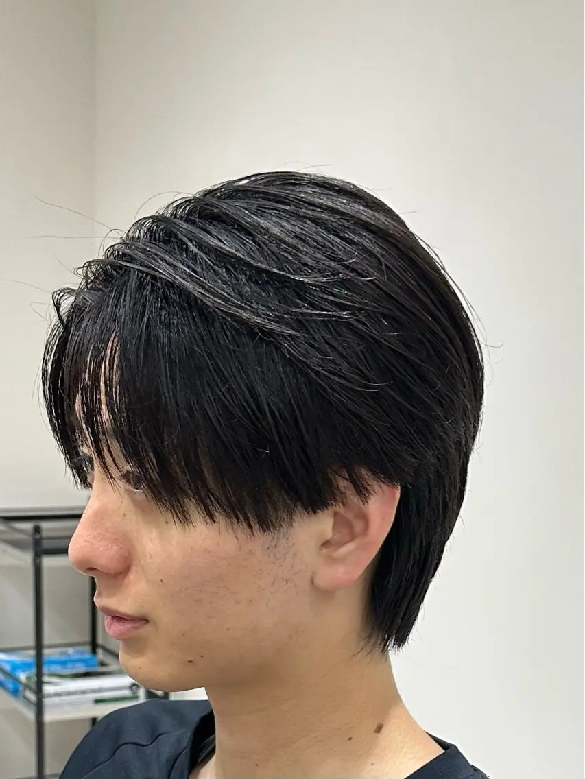 メンズ センターパート カット トリートメント メンズ縮毛矯正 /町田/木村悠月のヘアスタイル