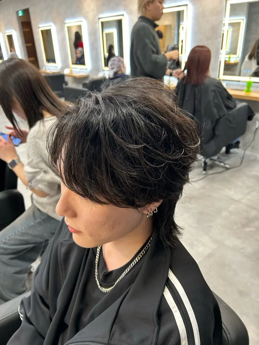 ミディアム カラー パーマ メンズ メンズ縮毛矯正/ パーマ👑YUTAのヘアスタイル
