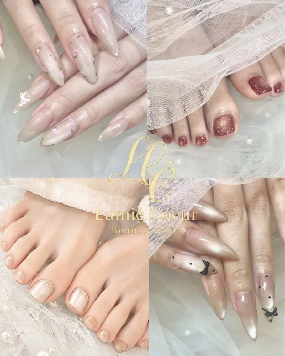 ネイル ハンドネイル LumiéCoeur Nanaeのネイルデザイン