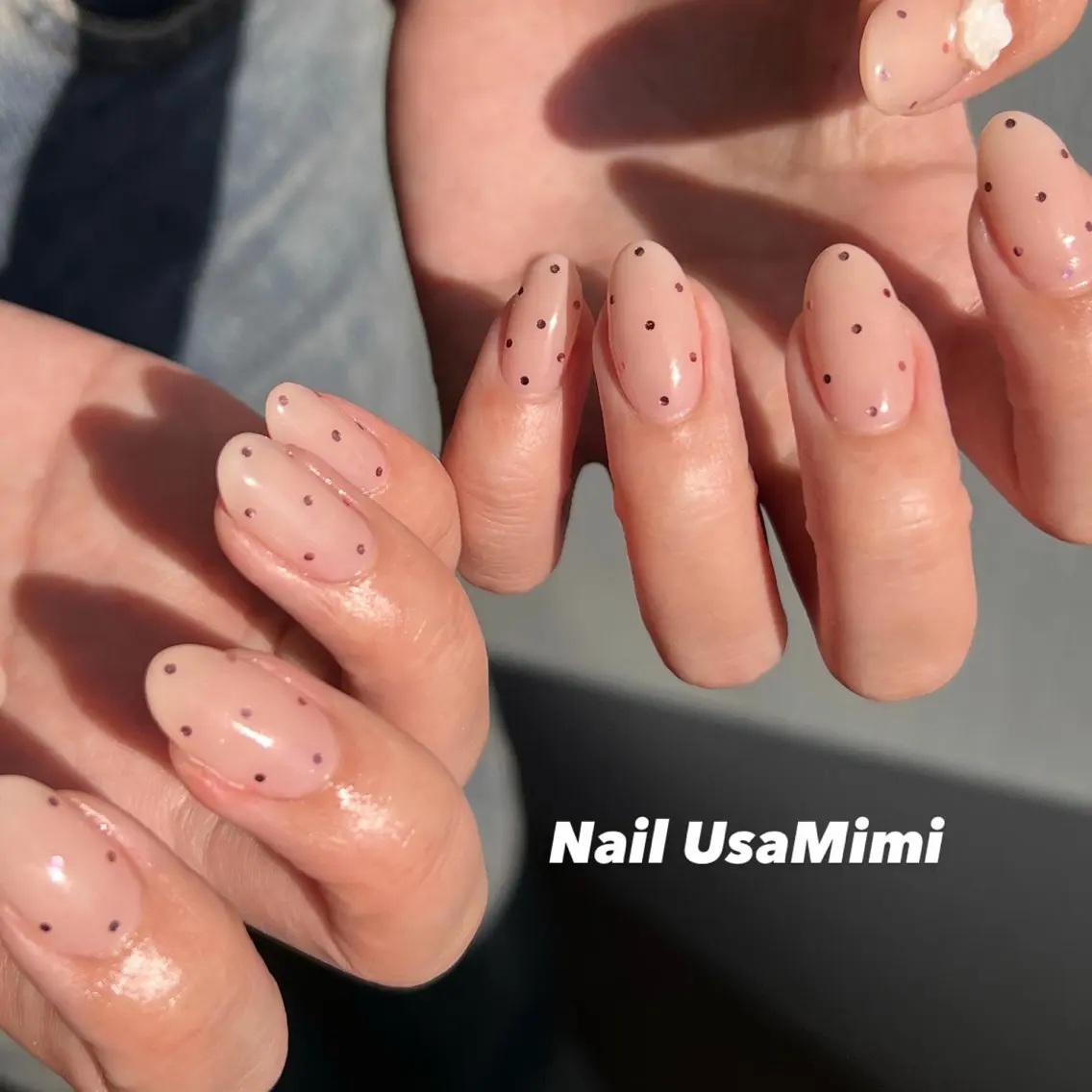 ミディアム ハンドネイル 本町Nail Usa Mimi  SAKIのネイルデザイン