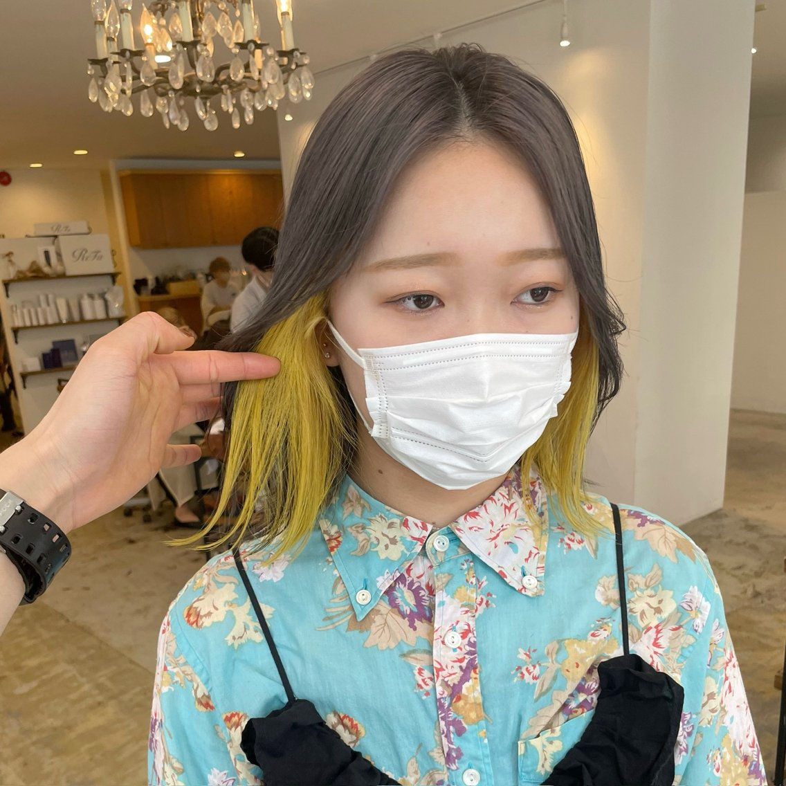 ショート カラー ヘアカラー Defi【梅田】 Hinataのヘアスタイル