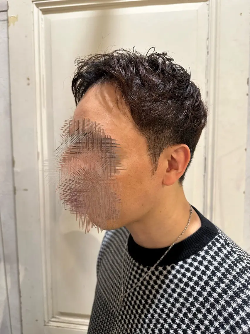 ショート メンズ 刈り上げ カット 田中 陽菜里のヘアスタイル