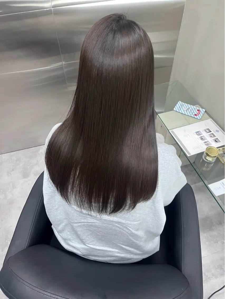 ロング 髪質改善 縮毛矯正 トリートメント カット 縮毛矯正 トリートメント 《柔らかhair𓍯 》木村美姫のヘアスタイル