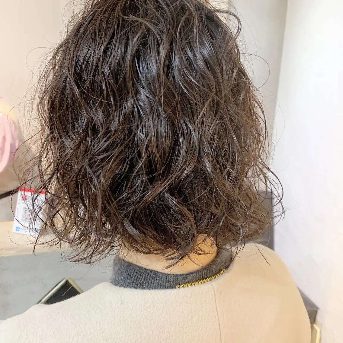 ミディアム カラー パーマ ミディアムパーマ 🧼柴田 健太郎🧼のヘアスタイル