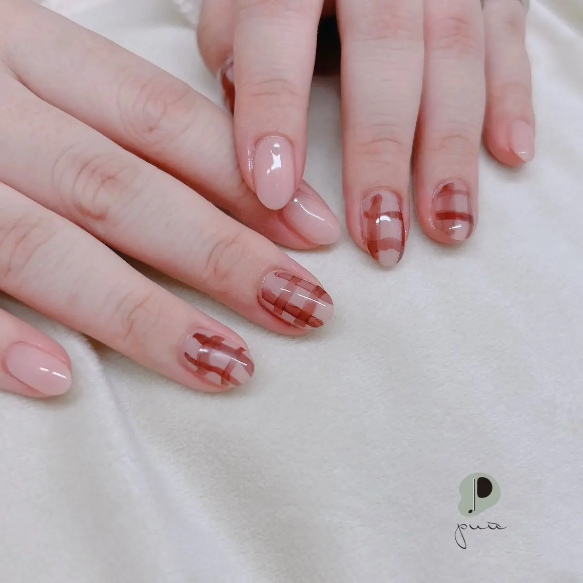 ネイル アートネイル ジェルネイル ワンカラーネイル ハンドネイル Nail salon puu kyotoのネイルデザイン