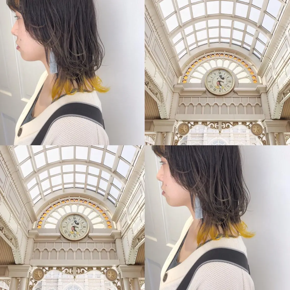 ミディアム カラー ヘアアレンジ 天神レイヤーカット No.1💖マユカのヘアスタイル