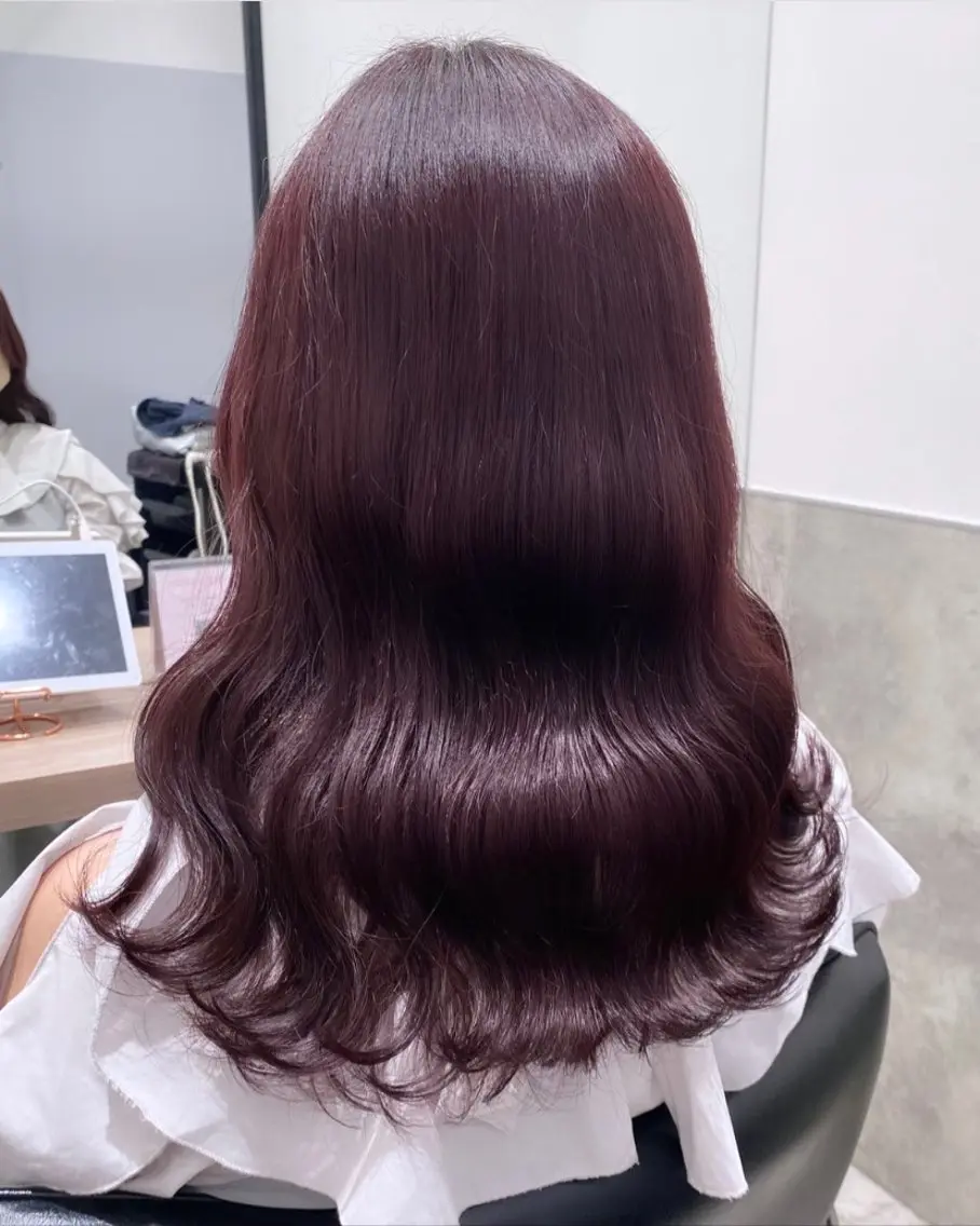 セミロング カラー カット ヘアカラー トリートメント 💗ガーリーヘア🎀 saki💗のヘアスタイル
