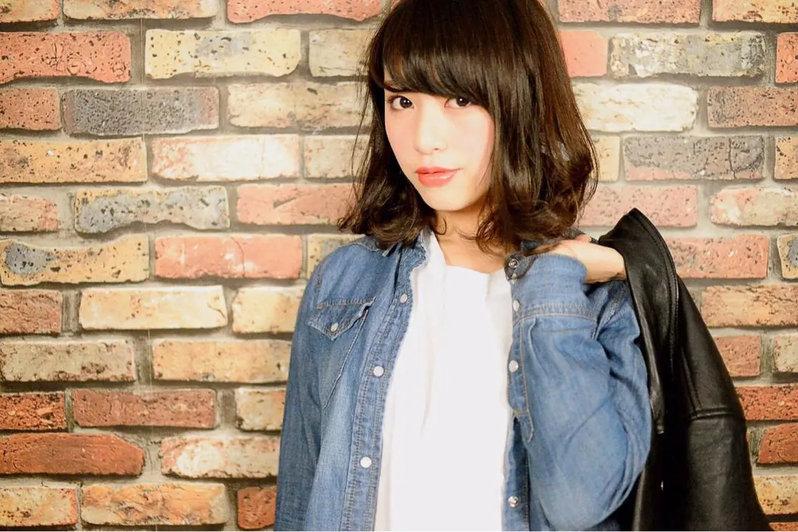 ショート ミディアム カラー パーマ ヘアアレンジ kobayashi $hogoのヘアスタイル