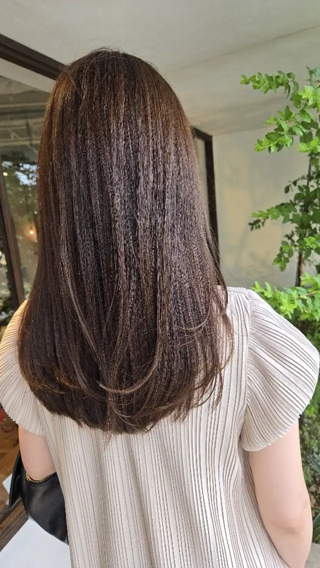 ロング カラー ヘアカラー 韓国好き🇰🇷 美容師MIKUのヘアスタイル