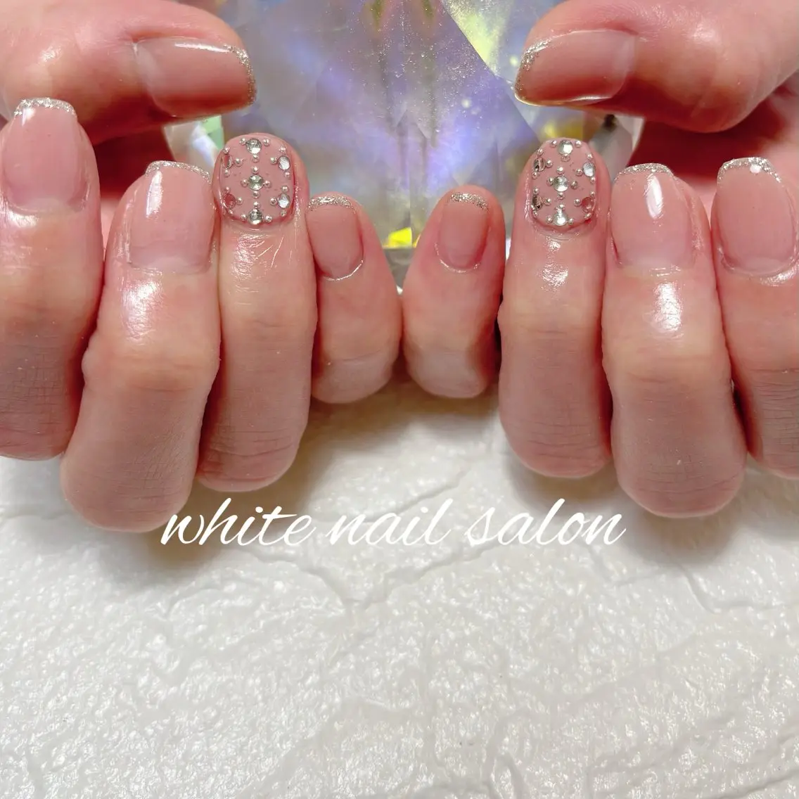 ネイル フットネイル 持ち込み ハンドネイル white nail salonのネイルデザイン
