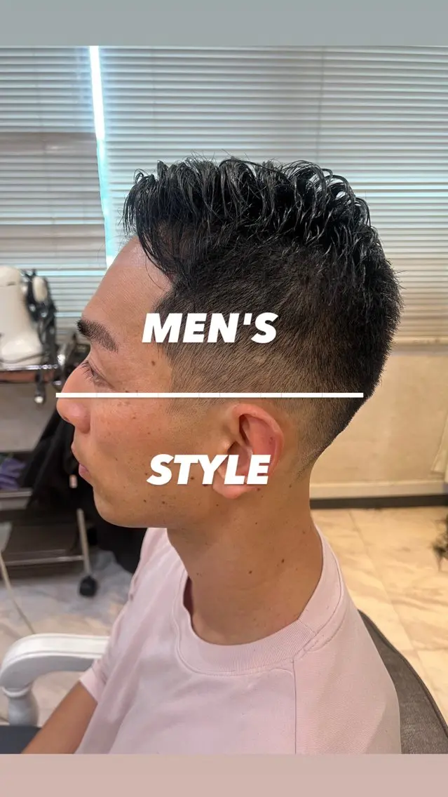 メンズ フェードカット カット 大人デザイン 🍃MORIKA🍃のヘアスタイル