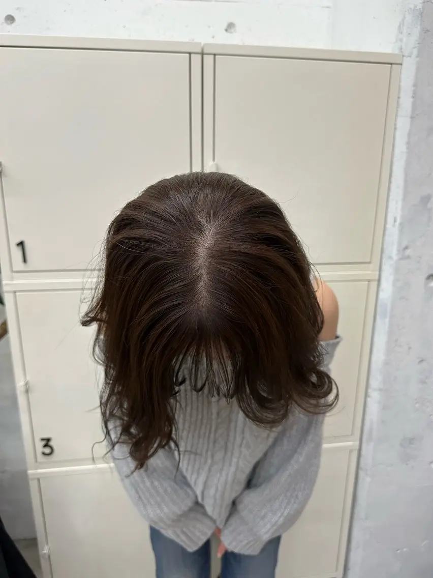 ミディアム カラー ヘアカラー MUKU ひかるのヘアスタイル