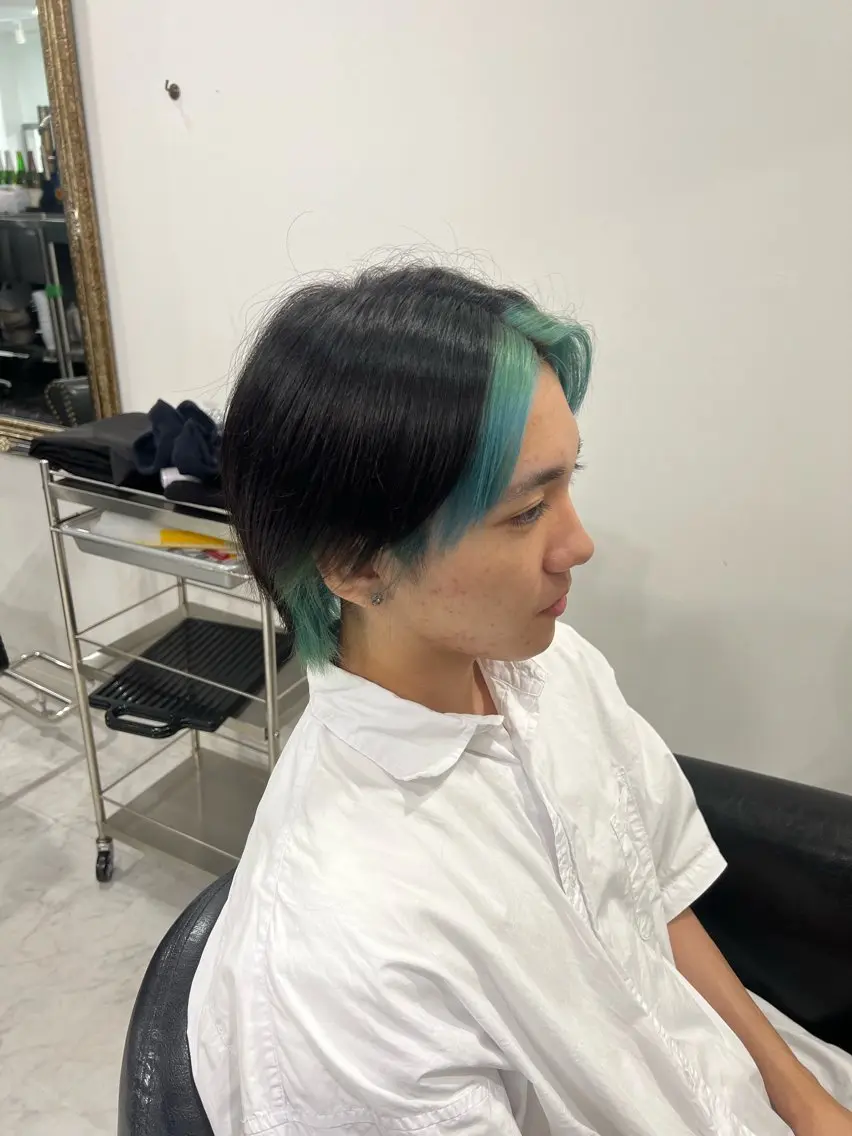 カラー ヘアアレンジ メンズ メンズハイトーン ハイトーンカラー ヘアカラー フウト/メンズカット /メンズパーマのヘアスタイル