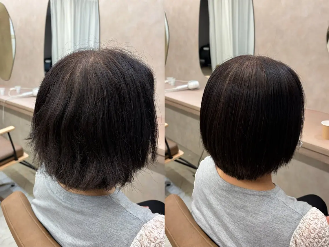 ショート 縮毛矯正 縮毛矯正 明賀 瞳 /みょうが ひとみのヘアスタイル