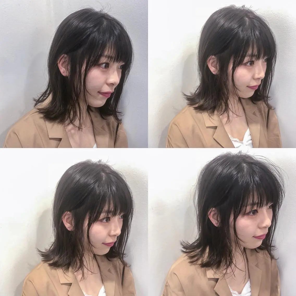 カラー バイオレットカラー nessヤマサキ リュウタのヘアスタイル
