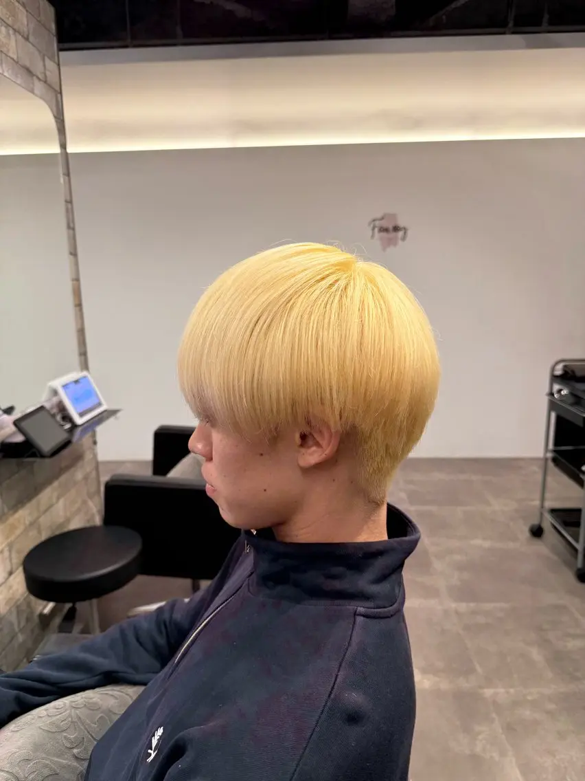 ショート カラー メンズ カット ヘアカラー トリートメント fan.ray🦖 髙橋翔一のヘアスタイル