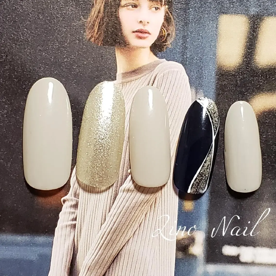 ネイル ジェルネイル キラキラネイル ニュアンスネイル ワンカラーネイル パラジェル Lino Nailのネイルデザイン