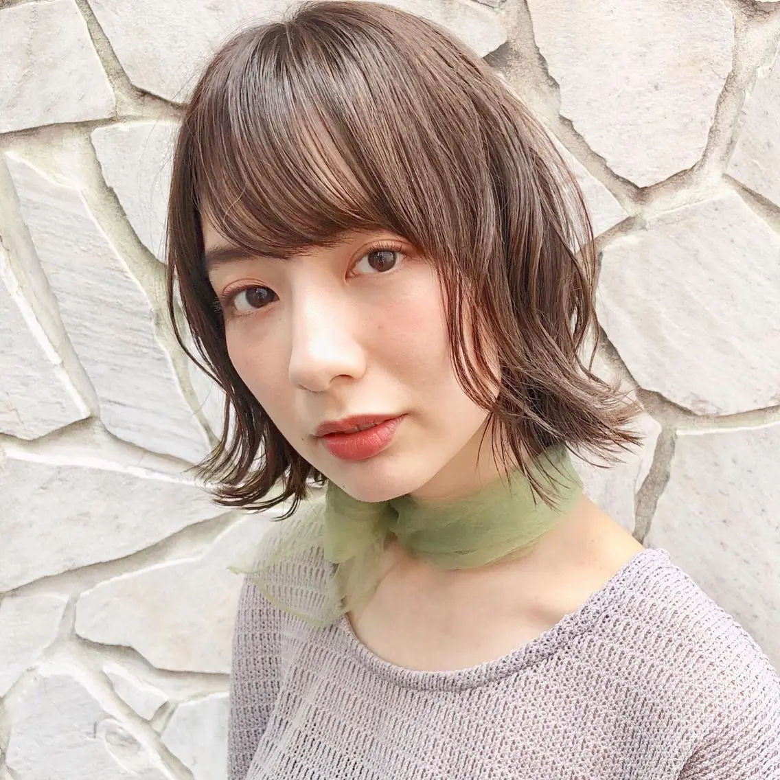 ショート カラー パーマ KONOMI スタイリストのヘアスタイル