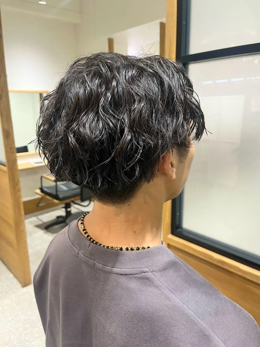 パーマ メンズ メンズパーマ ツイストスパイラルパーマ スパイラルパーマ カット パーマ ✿ すずかのヘアスタイル
