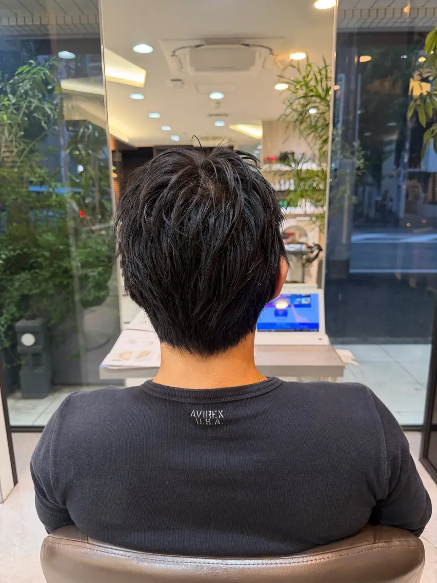 メンズ スパイキーショート 望月 琉那のヘアスタイル