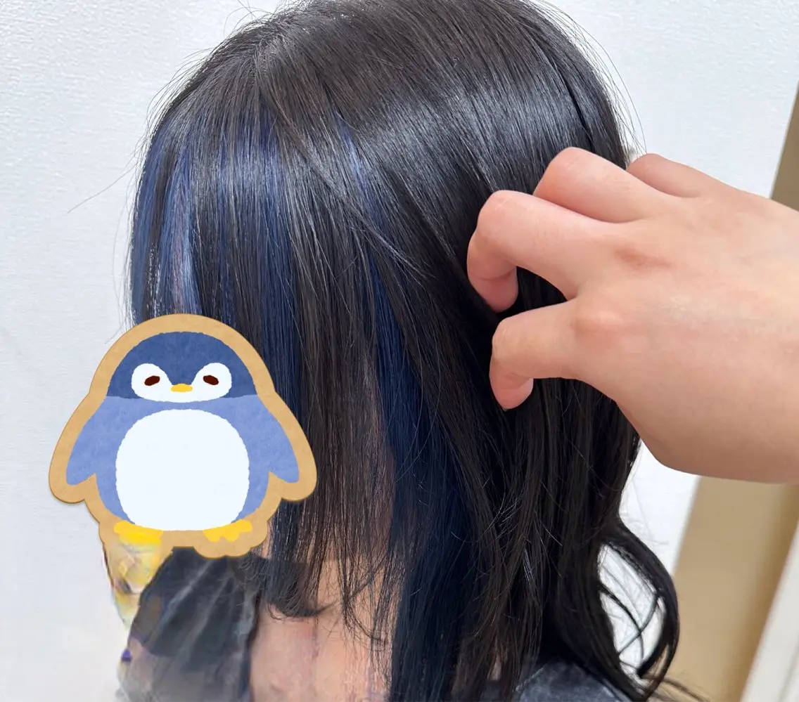 ミディアム ミストバング おん眉美容師eMu✄ yuka‪🤍のヘアスタイル