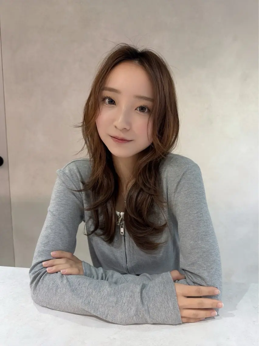 ロング カラー ヘアアレンジ 透明感・艶・ダメージ レス　YUKIのヘアスタイル