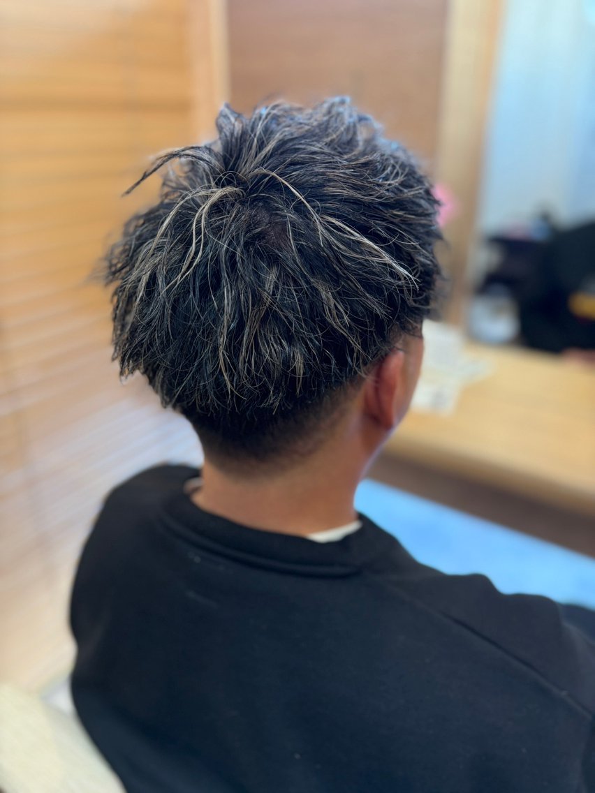 練習メンズカット➕シャンプーの写真