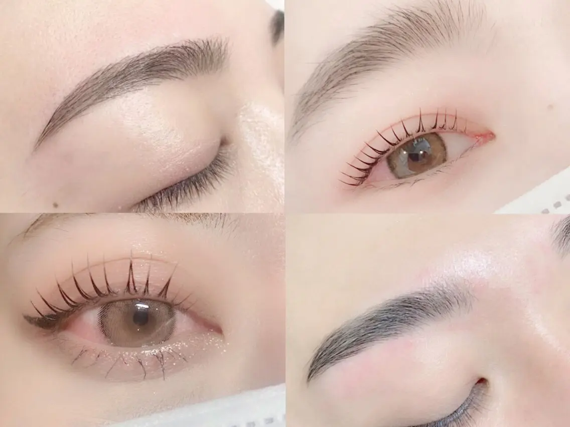 まつ毛パーマ+美眉スタイリング/Lash lift + eyebrow styling【土日祝+500円】の写真