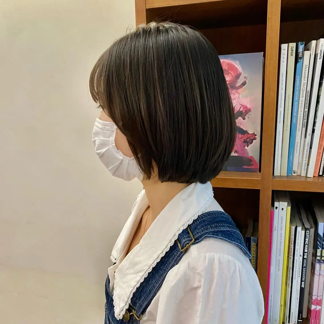 ショート カラー パーマ 似合わせレイヤー/ ケアパーマ/高倉のヘアスタイル