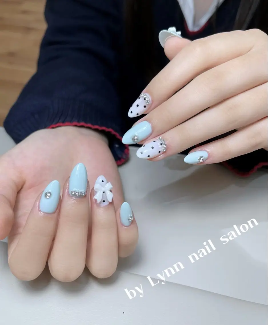 ネイル 韓国ネイル シンプルネイル ハンドネイル Lynn nail 研修のネイルデザイン