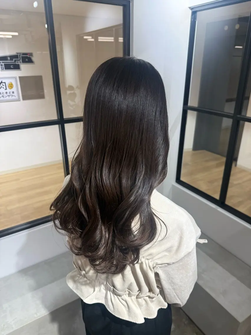 ロング カラー カット ヘアカラー トリートメント 髪質改善/艶カラー /梅田/菅野🌟のヘアスタイル