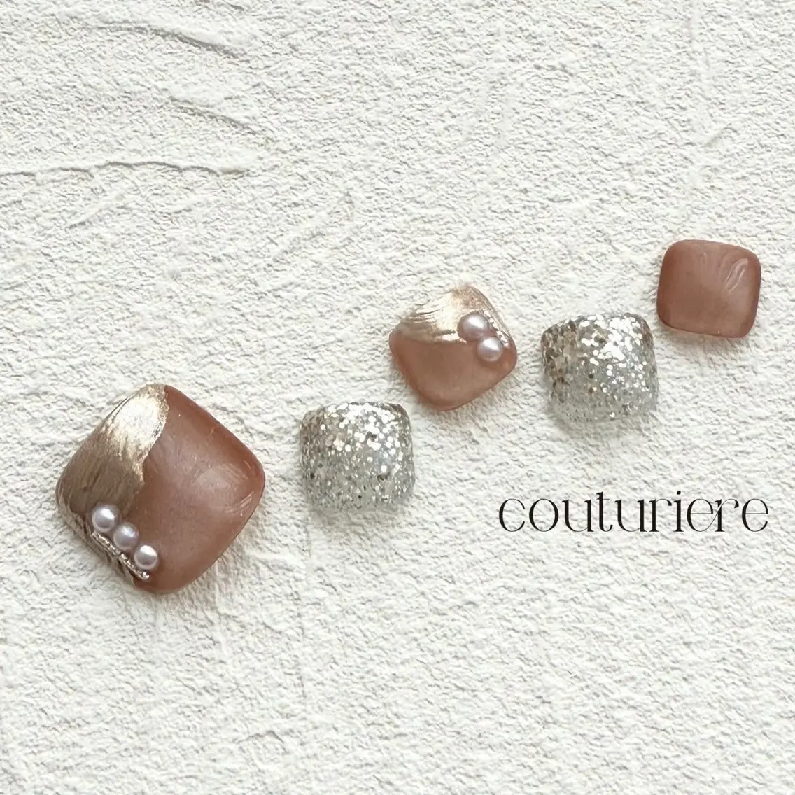 ネイル フットネイル クチュリエール銀座 💅🏼ゆりのネイルデザイン